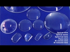 lentilles de grossisse en verre biconvexe sphérique optique