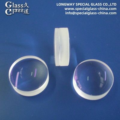 BK7 Lentille convexe double achromatique cimentée en verre optique pour système optique