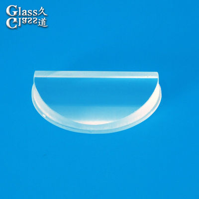 Lentille cylindrique convexe plane pour l'optique et l'éclairage