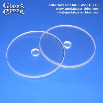 Lentilles à disque en verre borosilicate à base de fibre de silice optique fondue