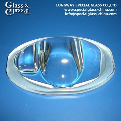 Le verre borosilicate optique de polissage 3.3 Lentilles LED à lumière de rue Cob