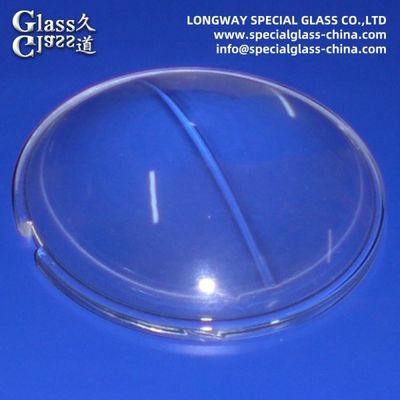 Lentilles à LED de verre borosilicate asphérique convexe à plan convexe