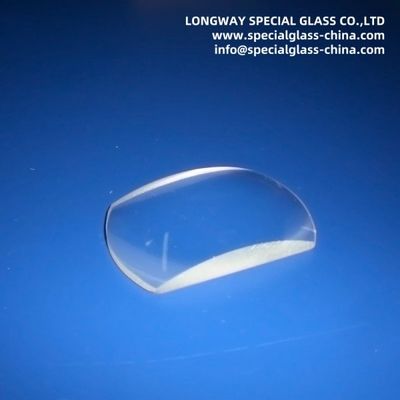 Lentilles convexes de verre borosilicate coupé pour lentilles de lumière de projection