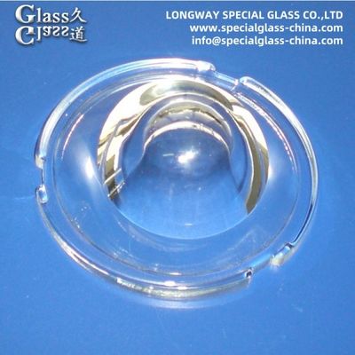 Polissage de lentilles de couverture en verre borosilicate pour lentilles de lampes de tunnel