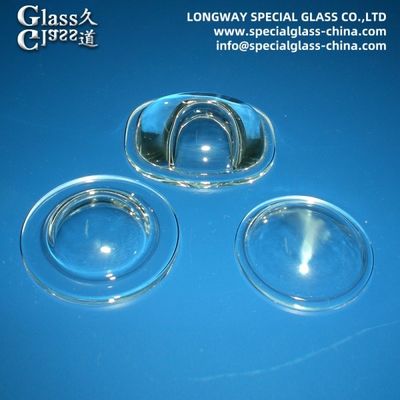Polissage de lentilles de couverture en verre borosilicate pour lentilles de lampes de tunnel