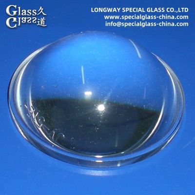 Lentilles de verre borosilicate optique Pyrex personnalisées pour lentilles de lampe de poche