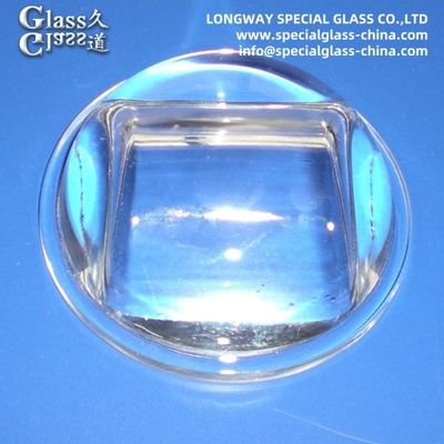 Polissage de lentilles de couverture en verre borosilicate pour lentilles de lumière de rue à LED