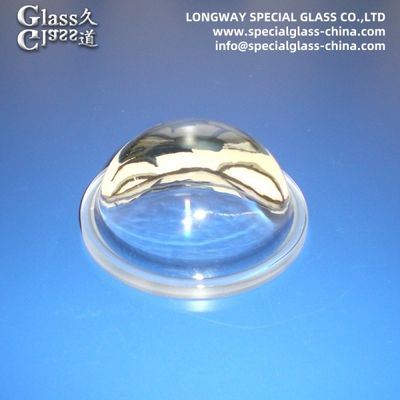 Lentilles à LED de verre borosilicate poli pour lampes minières