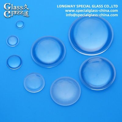 Lentilles de couverture optique en verre borosilicate à LED