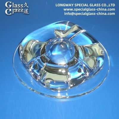 Personnalisé Pyrex 3.3 verre borosilicate Led Street Light Lens