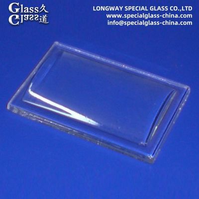 Lentilles de couverture LED de lampe à lumière en verre borosilicate optique personnalisé