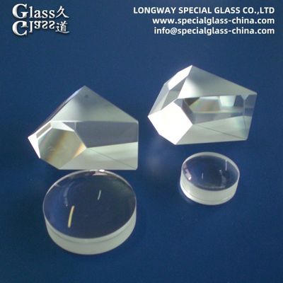 Lentilles en verre optique de silice fondue au quartz pour instruments optiques