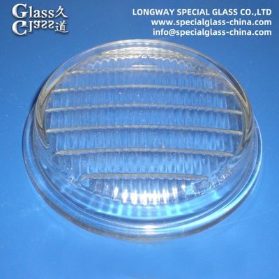 Lentilles de couverture en verre borosilicate moulé pour lentilles de lampes à phares