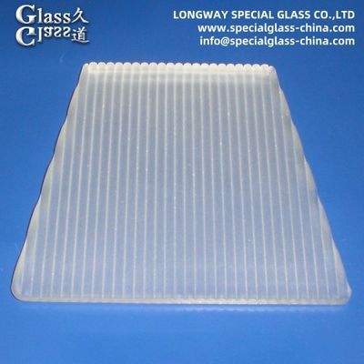 Lentilles en verre linéaire de surface de sablage pour les lentilles de lampes à reflet