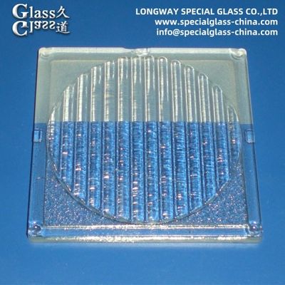Lentilles en verre linéaire de surface de sablage pour les lentilles de lampes à reflet