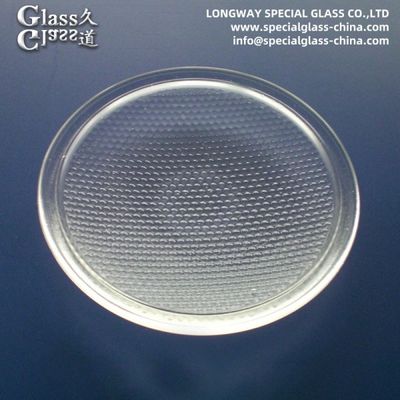 Résistant à la température élevée borosilicate verre couverture Lentilles pour lampe de lumière couverture Lentilles