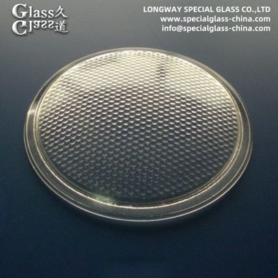 Résistant à la température élevée borosilicate verre couverture Lentilles pour lampe de lumière couverture Lentilles