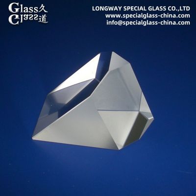 Prisme de verre optique en silice fondu pour générateur arc-en-ciel Interféromètre optique