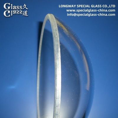 Bk7 Lentille à dôme optique en silice fondu pour la photographie sous-marine