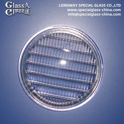 Éclairage de lampe à lumière diffuse en verre calcaire texturé