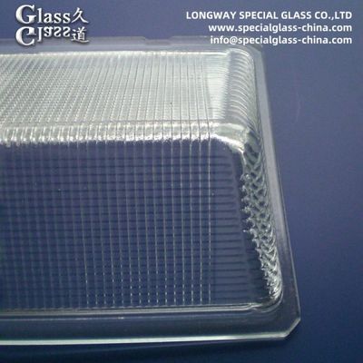 Couverture en verre borosilicate résistant aux températures élevées pour les lampes industrielles