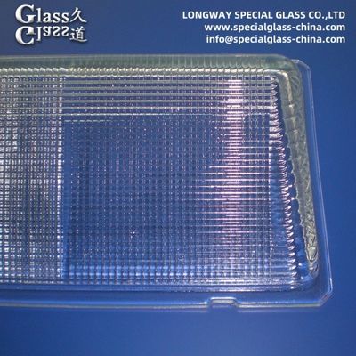 Couverture en verre borosilicate résistant aux températures élevées pour les lampes industrielles