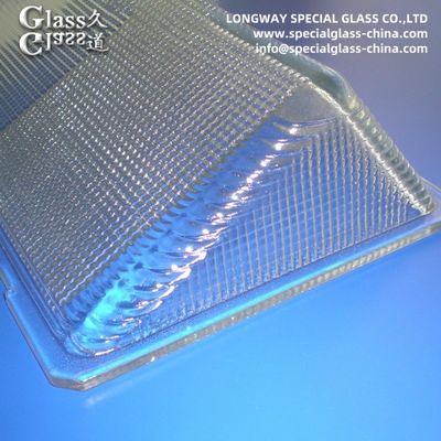 Couverture en verre borosilicate résistant aux températures élevées pour les lampes industrielles