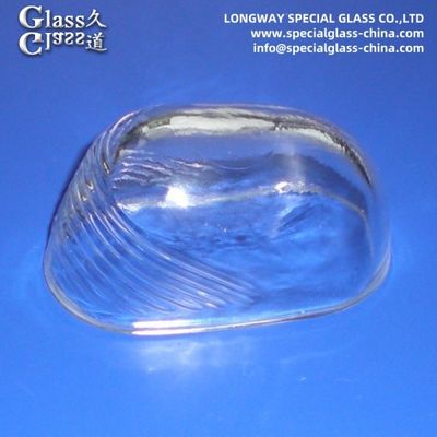 Lampes de choc résistantes à haute température Lentille de couverture en verre borosilicate