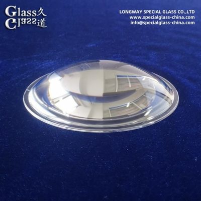 Lentilles asphériques de verre Pyrex de qualité optique pour les applications d'éclairage à LED