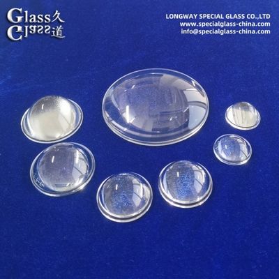 Lentilles en verre asphérique de qualité optique en borosilicate pour lampes de poche