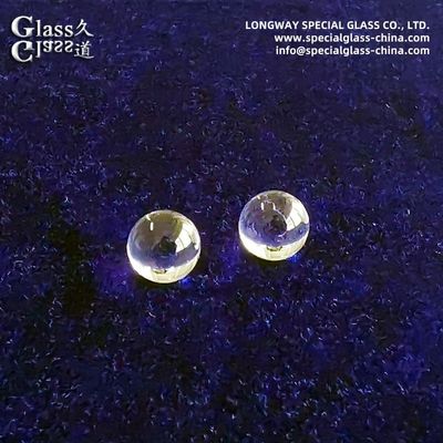 Lentilles à billes de verre optique Bk7 pour l'accouplement en fibre optique et les caméras miniatures