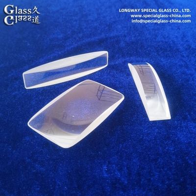 Lentilles cylindriques en verre optique Bk-7 poli avec revêtement AR