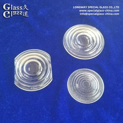 Lentilles de frénésie de verre borosilicate efficaces pour les luminaires à LED
