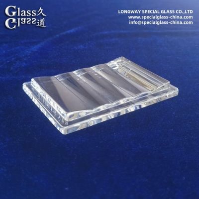Lentilles de couverture LED Pyrex texturées optiquement claires pour une sortie d'éclairage LED claire