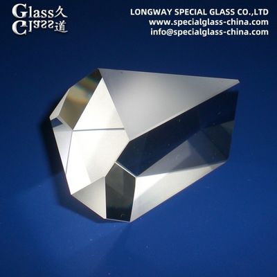 Prisme optique en verre Bk7 de haute qualité pour des expériences de réfraction de la lumière de précision