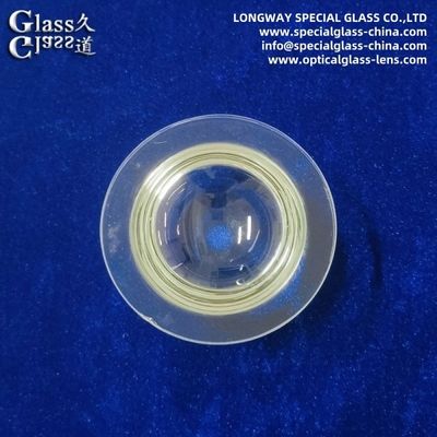 Couverture lumineuse en verre borosilicate résistant aux UV pour applications d'éclairage industriel