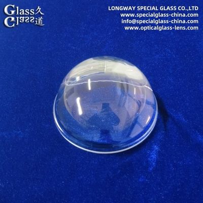 Lentilles en verre borosilicate résistant aux températures élevées pour les couvertures de lampes minières