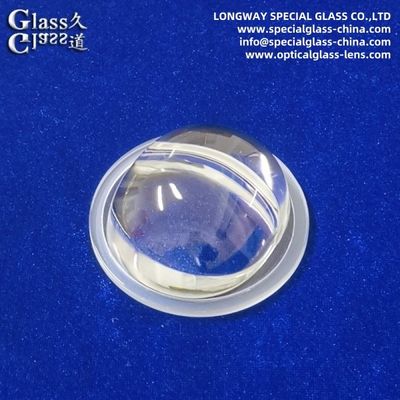 Lentilles en verre borosilicate résistant aux températures élevées pour les couvertures de lampes minières
