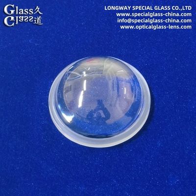 Couverture lumineuse en verre borosilicate résistant aux UV pour applications d'éclairage industriel