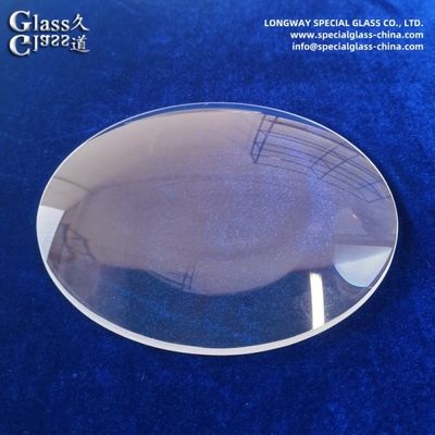 Lentilles convexes en verre borosilicate résistant aux UV pour l'éclairage extérieur