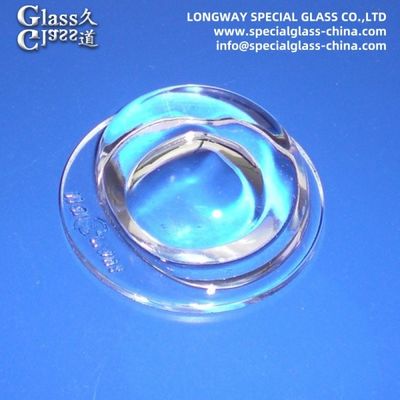 Lentilles de couverture LED diffusant du verre borosilicate optique personnalisé