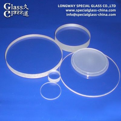 Lentilles de verre flottant borosilicate trempé pour lentilles de lampes lumineuses